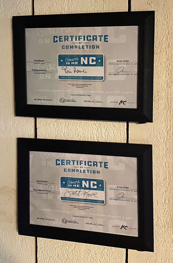 covid training certificates